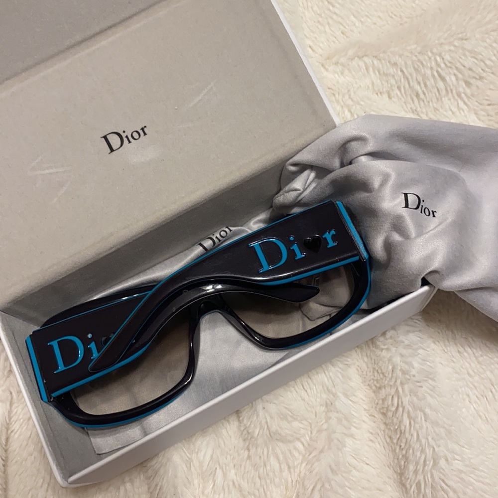 Dior heart cut out sunglasses